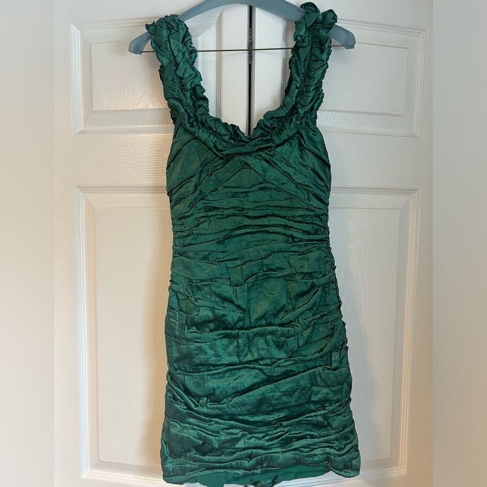 Women’s green BCBG bodycon dress